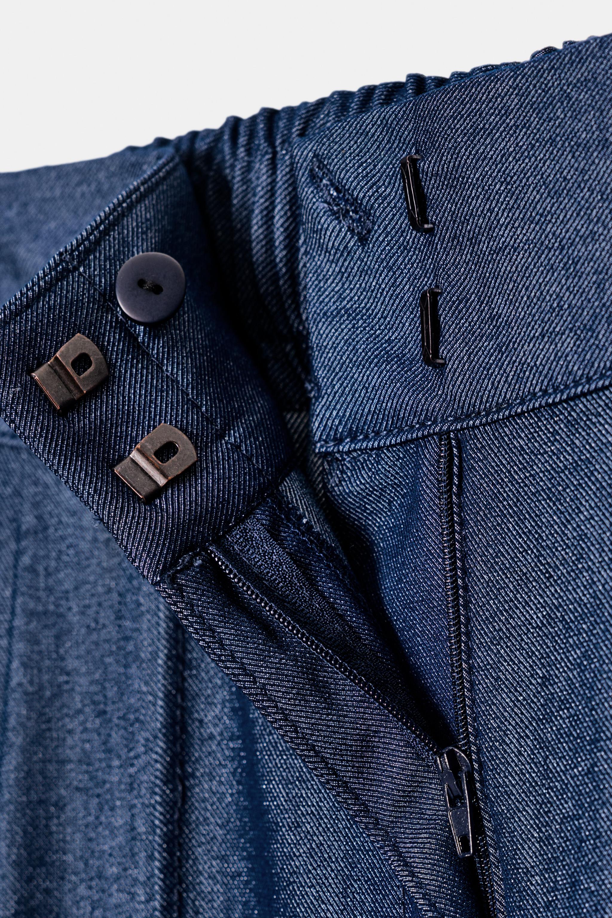 WIDE LEG PLEATED PANTS